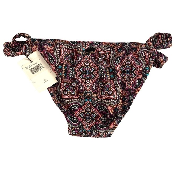 NWT - VOLCOM - Sea La Vie Modest Boho Multicolor Tribal Bikini Bottoms - Size XS - Picture 4 of 13